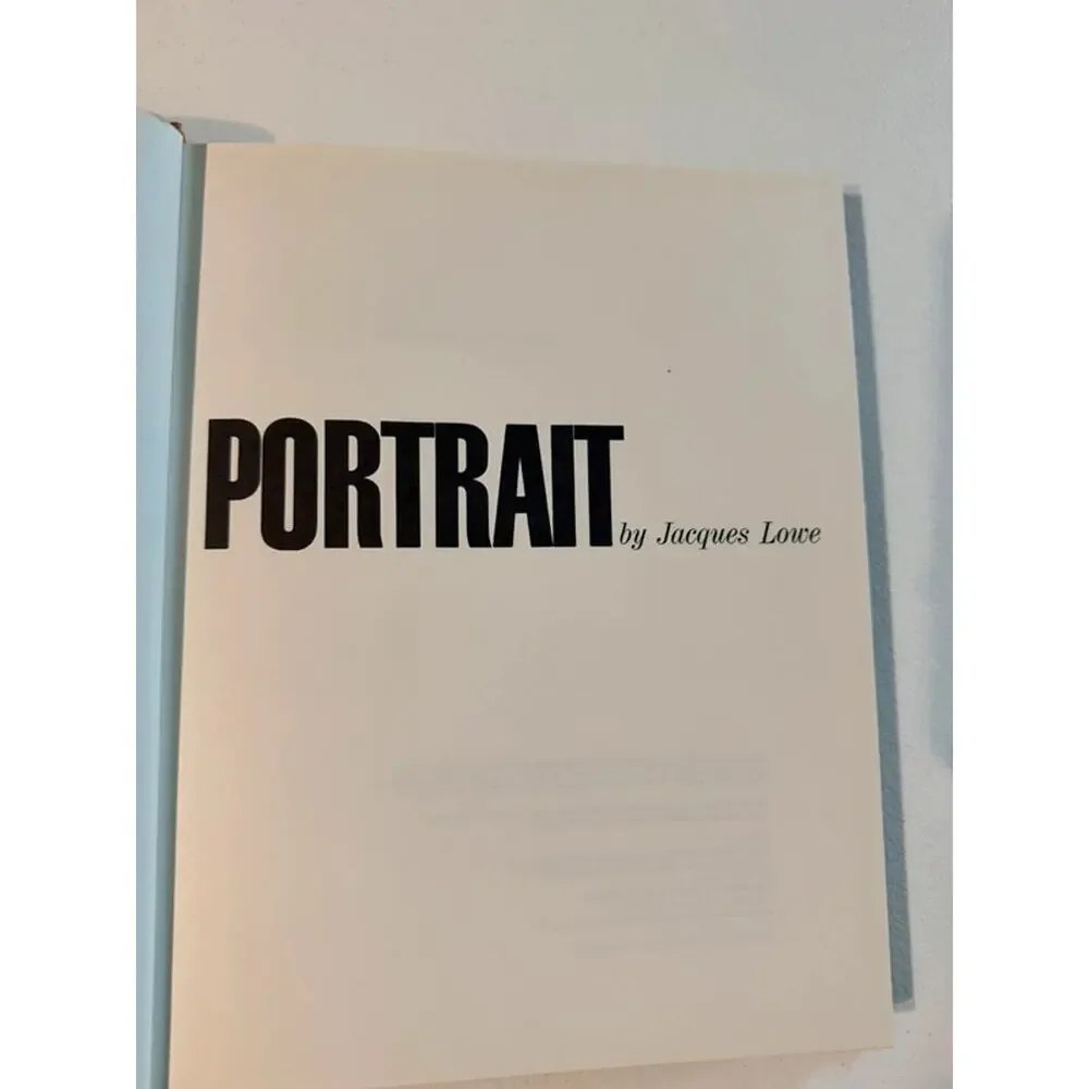 Book Portrait by Jaques Lowe Published by Bramhall House NY Hardcover